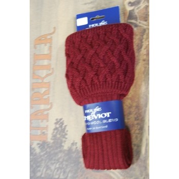 Rannoch Burgandy Socks